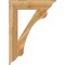 Ekena Millwork Legacy Traditional Rough Sawn Bracket, Western Red Cedar, 6"W x 32"D x 44"H BKT06X32X44LEC01RWR - alternate 2